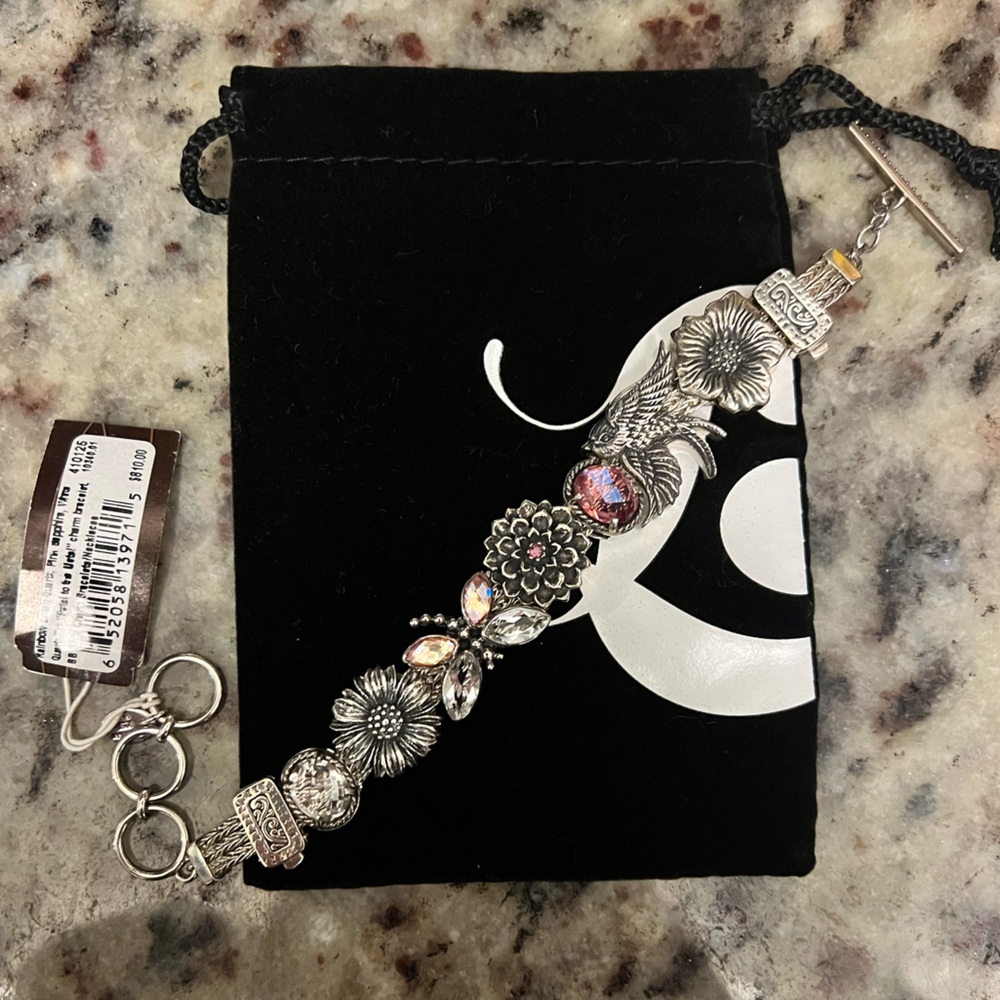 Lori Bonn “Petal to the Metal” Charm Bracelet